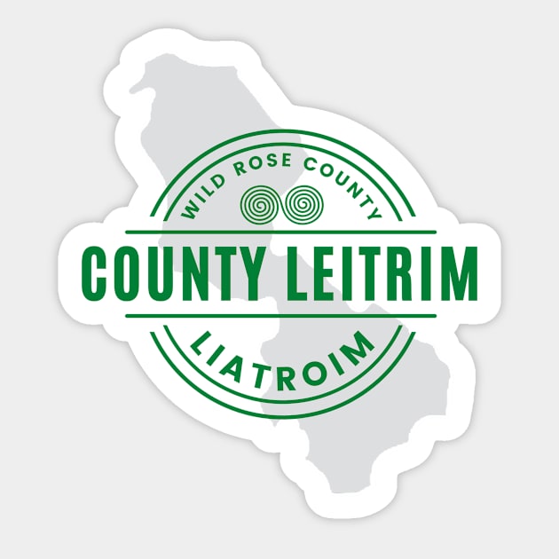 County Leitrim Sticker by TrueCelt